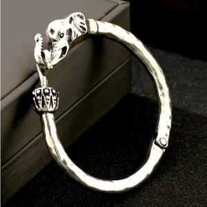 Elephant Bangle Bracelet